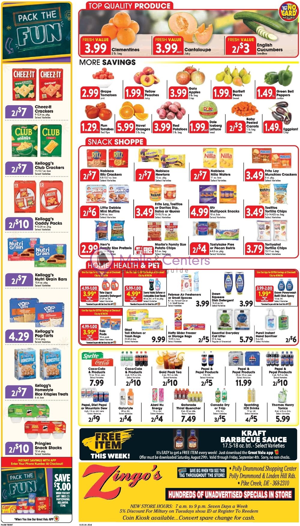 Weekly ad for Great Valu Markets valid: 08/23/2026 - 08/29/2026, page 4