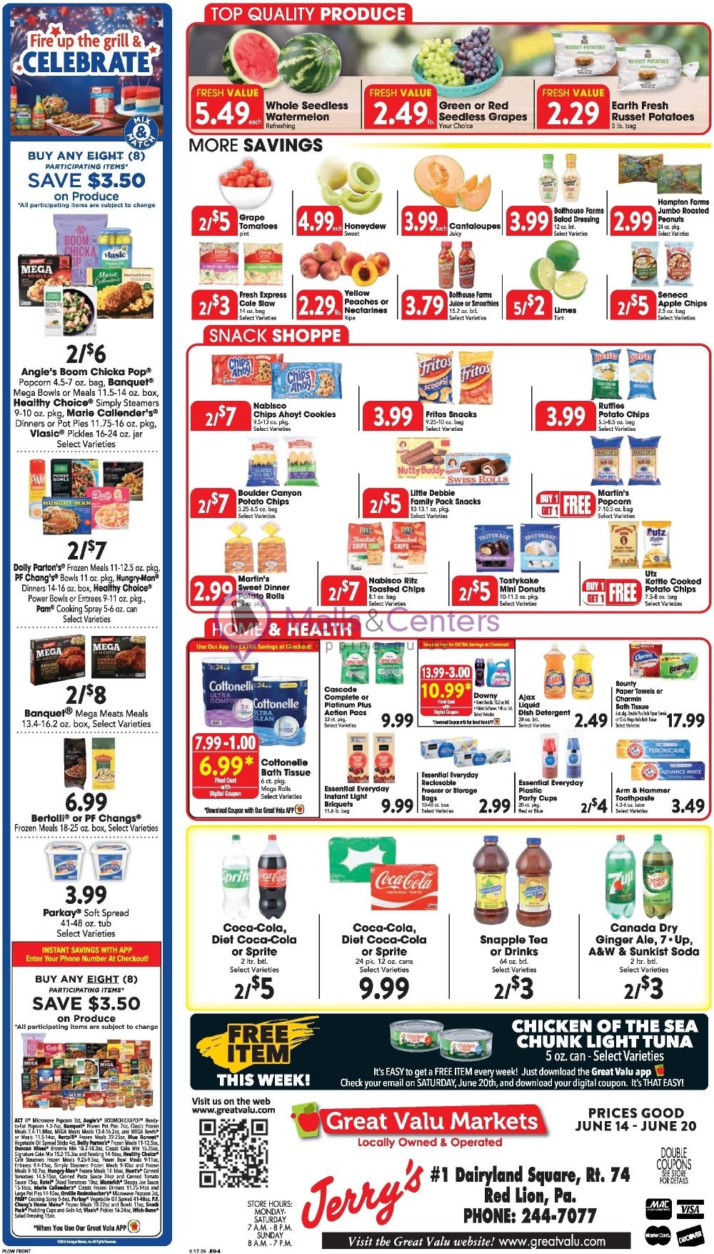 Weekly ad for Great Valu Markets valid: 06/17/2026 - 06/23/2026, page 4