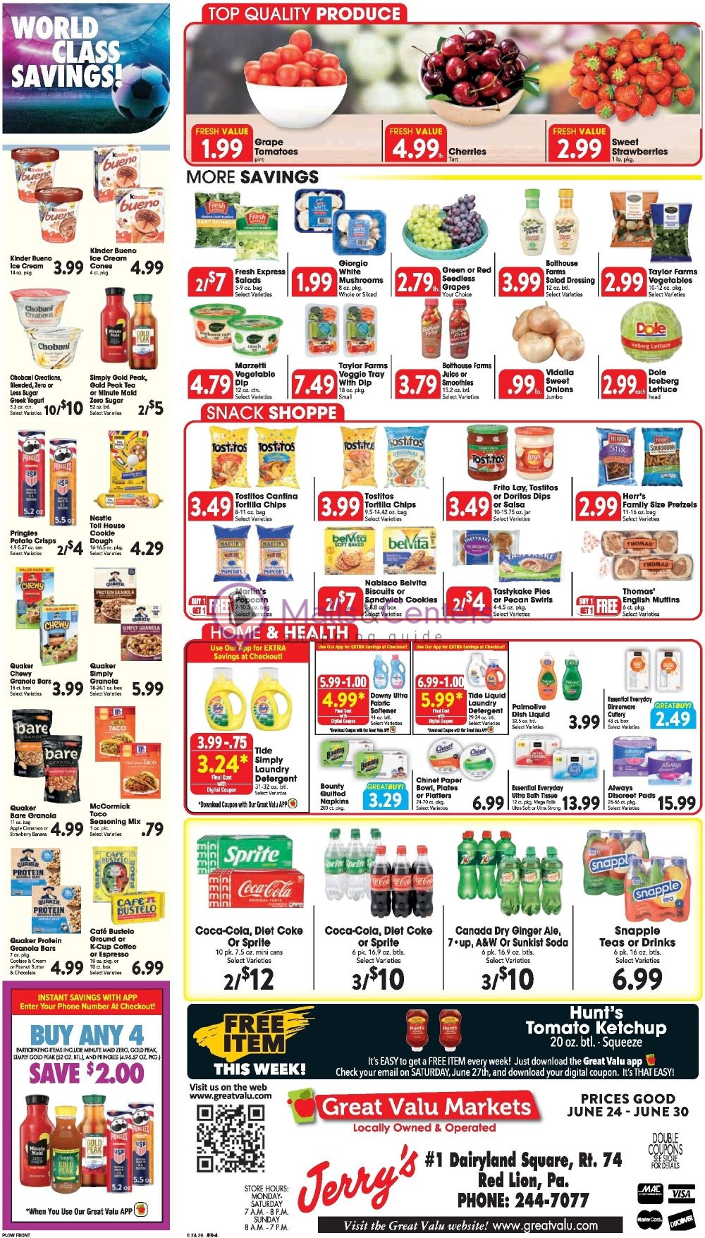 Weekly ad for Great Valu Markets valid: 06/24/2026 - 06/30/2026, page 4