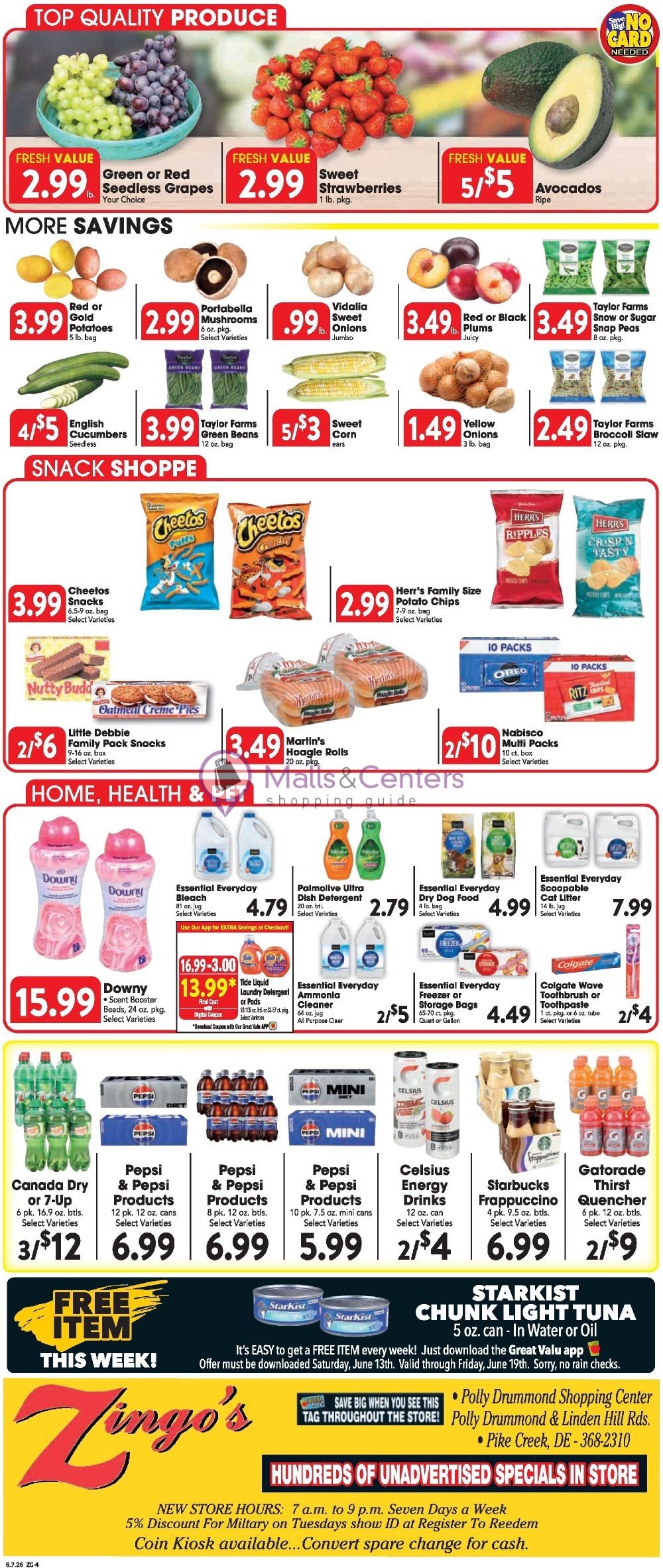Weekly ad for Great Valu Markets valid: 06/07/2026 - 06/13/2026, page 4