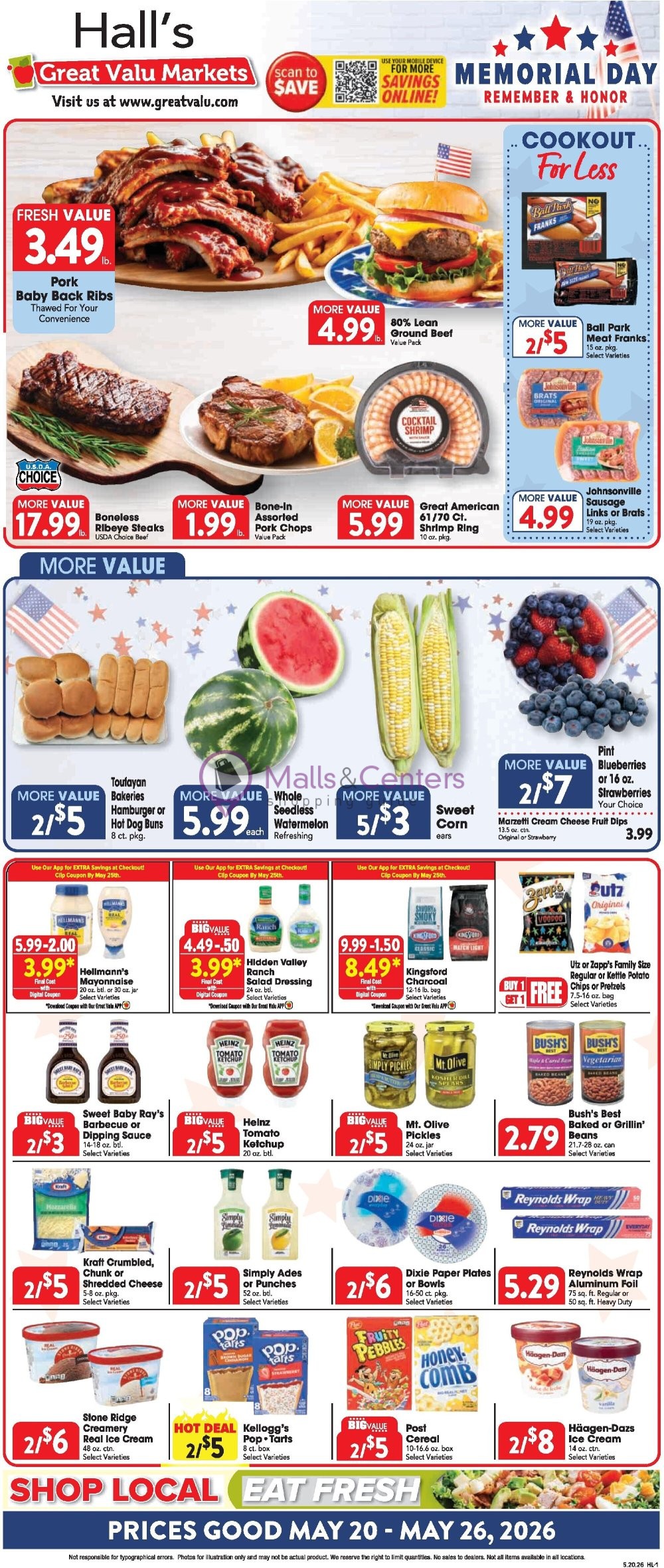 Weekly ad for Great Valu Markets valid: 05/20/2026 - 05/26/2026, page 6