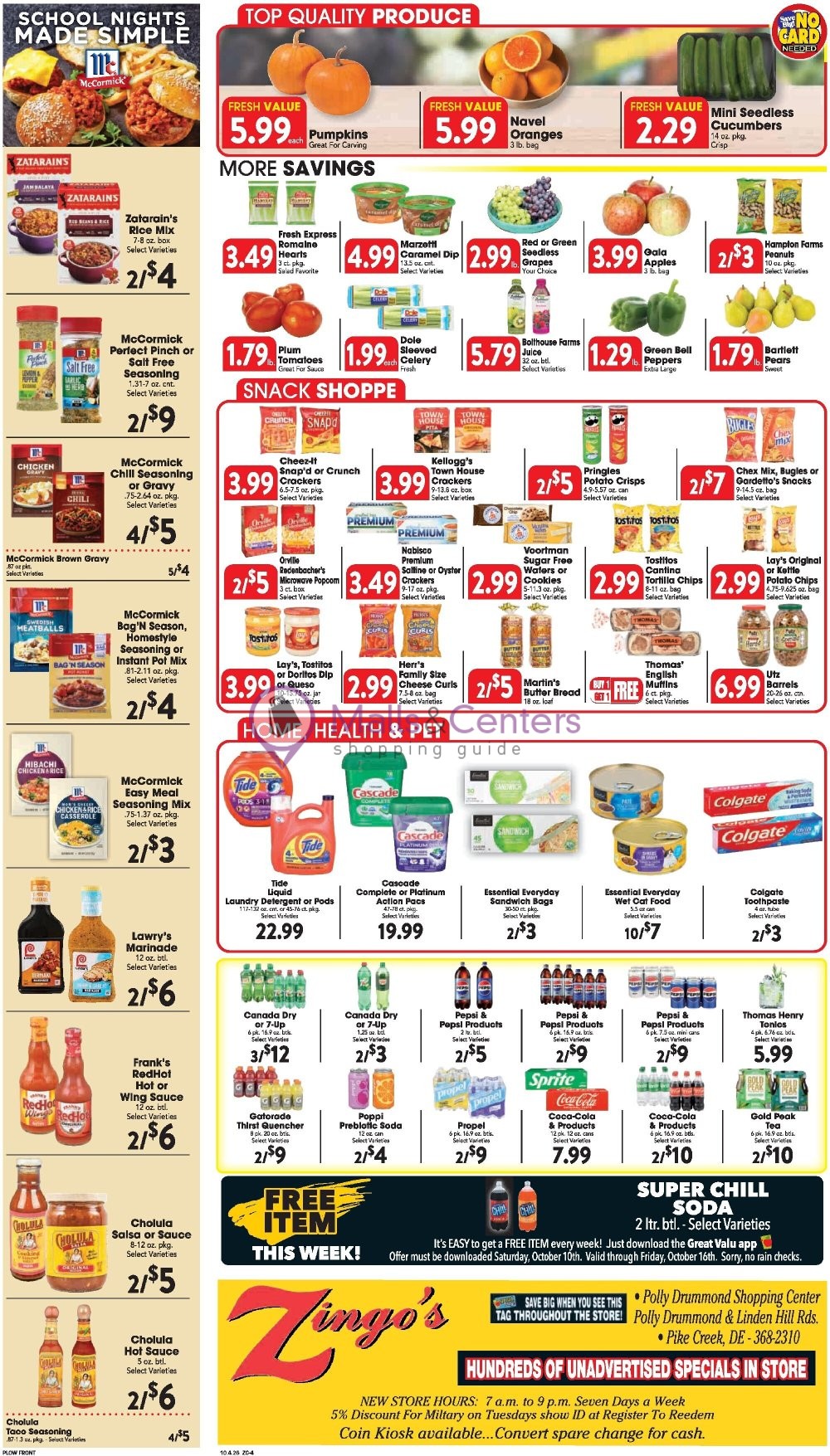 Weekly ad for Great Valu Markets valid: 10/04/2026 - 10/10/2026, page 4
