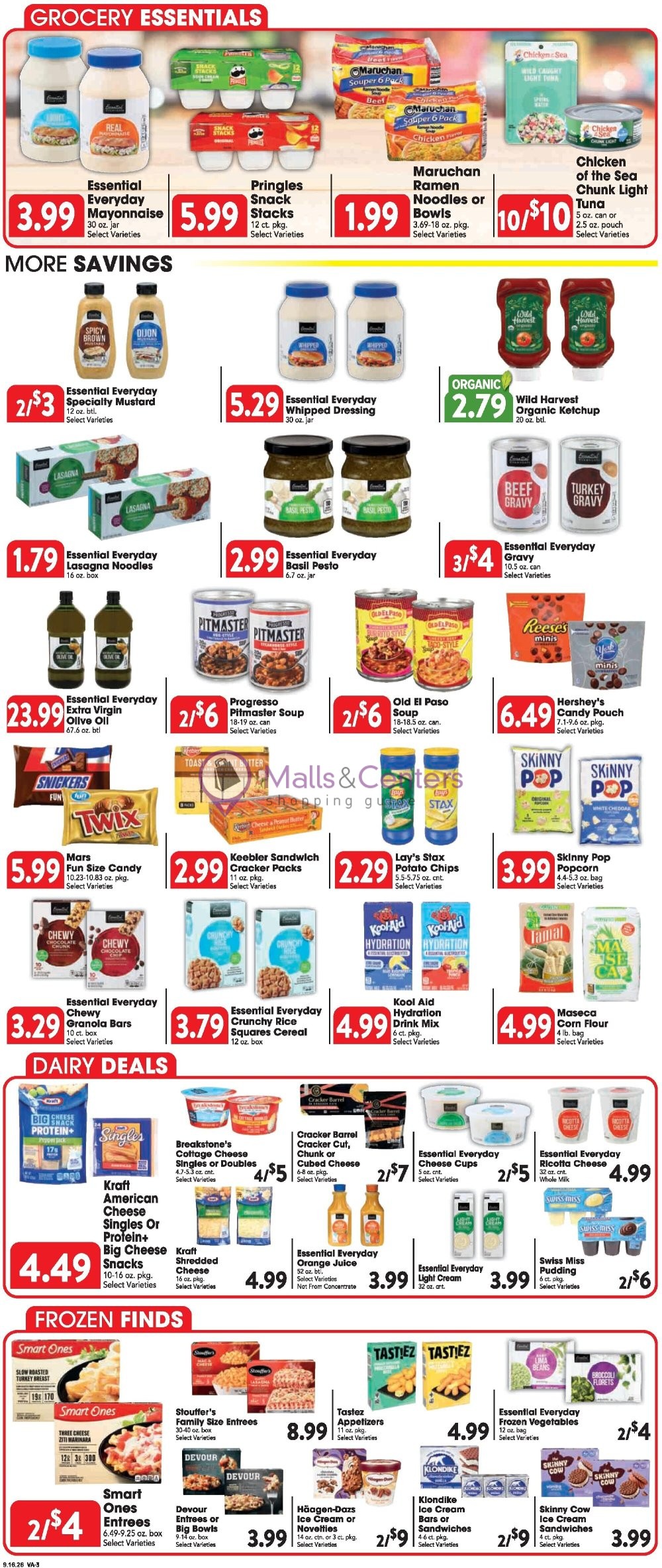 Weekly ad for Great Valu Markets valid: 09/16/2026 - 09/22/2026, page 3