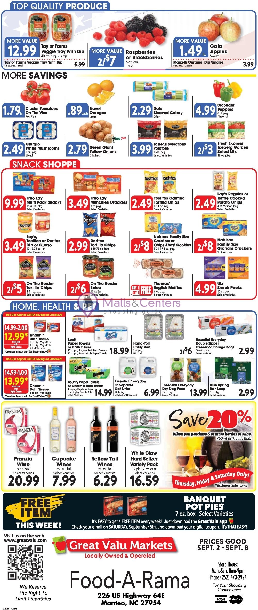 Weekly ad for Great Valu Markets valid: 09/02/2026 - 09/08/2026, page 6