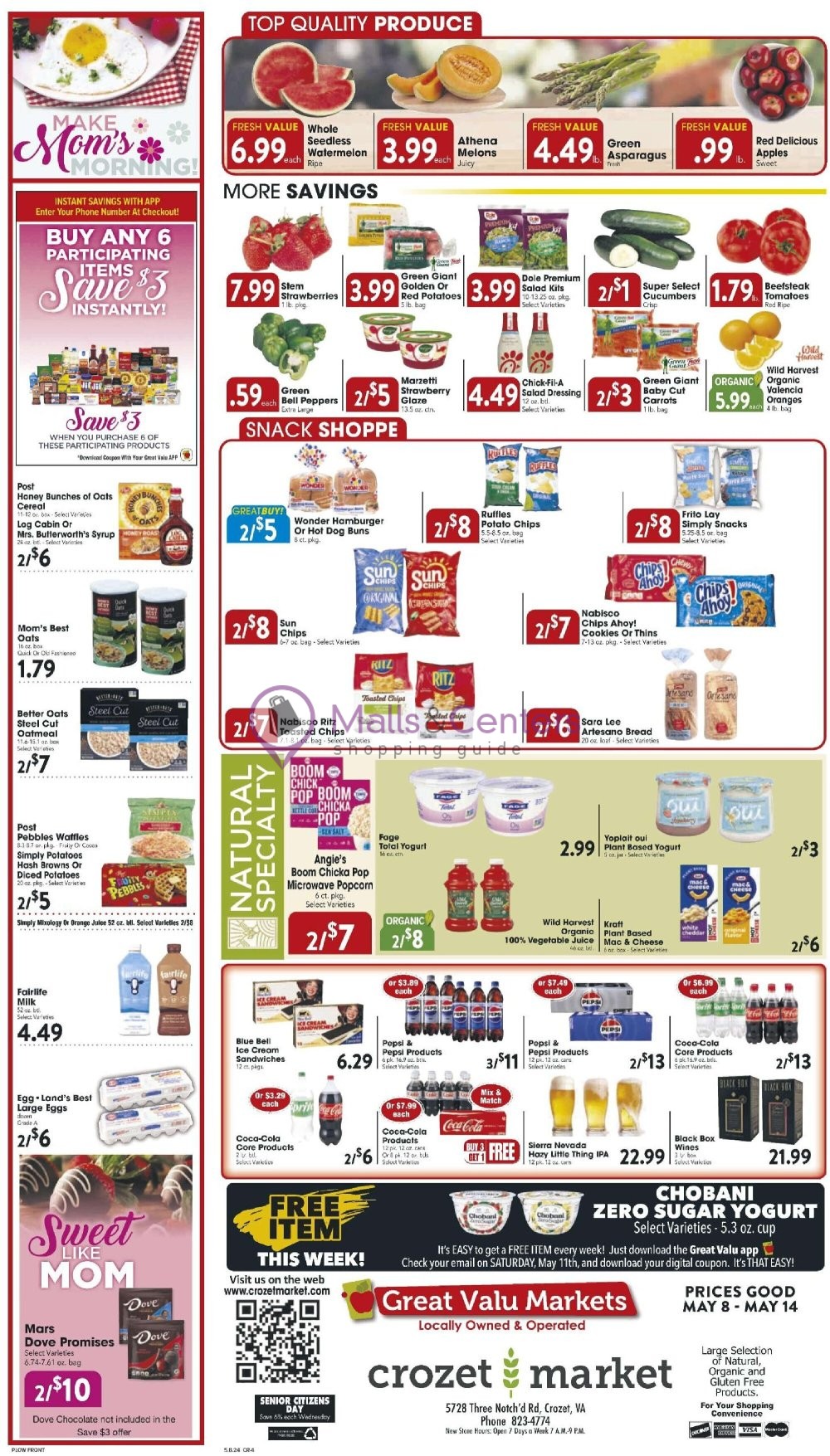 Great Valu Markets Weekly ad valid from 05/08/2024 to 05/14/2024 MallsCenters