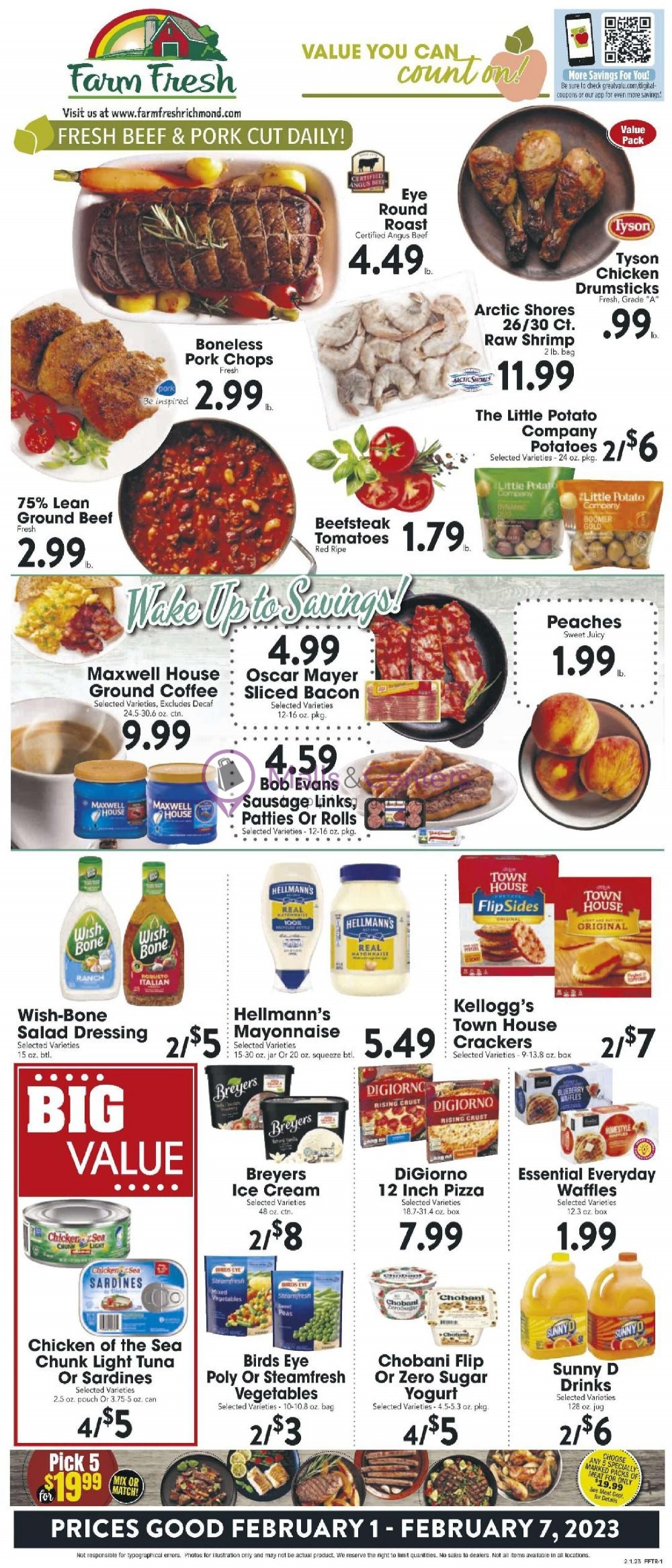 Great Valu Markets Weekly ad valid from 02/01/2023 to 02/07/2023