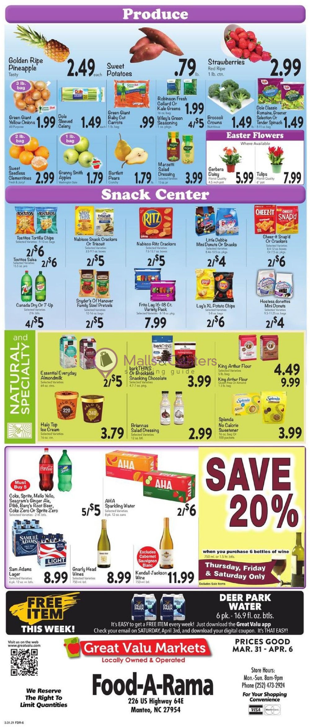 Great Valu Markets Weekly Ad sales & flyers specials MallsCenters
