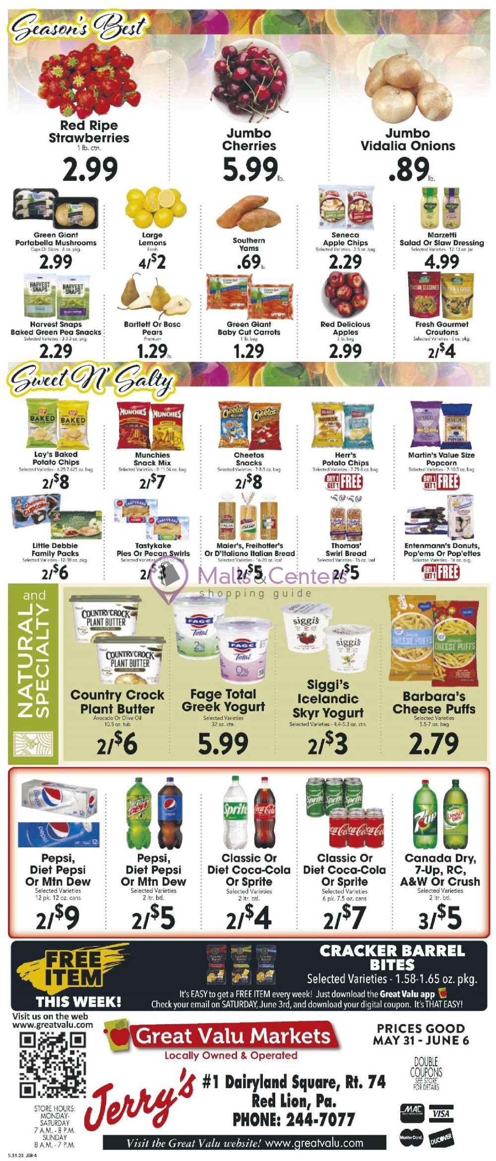 Great Valu Markets Weekly ad valid from 05/31/2023 to 06/06/2023
