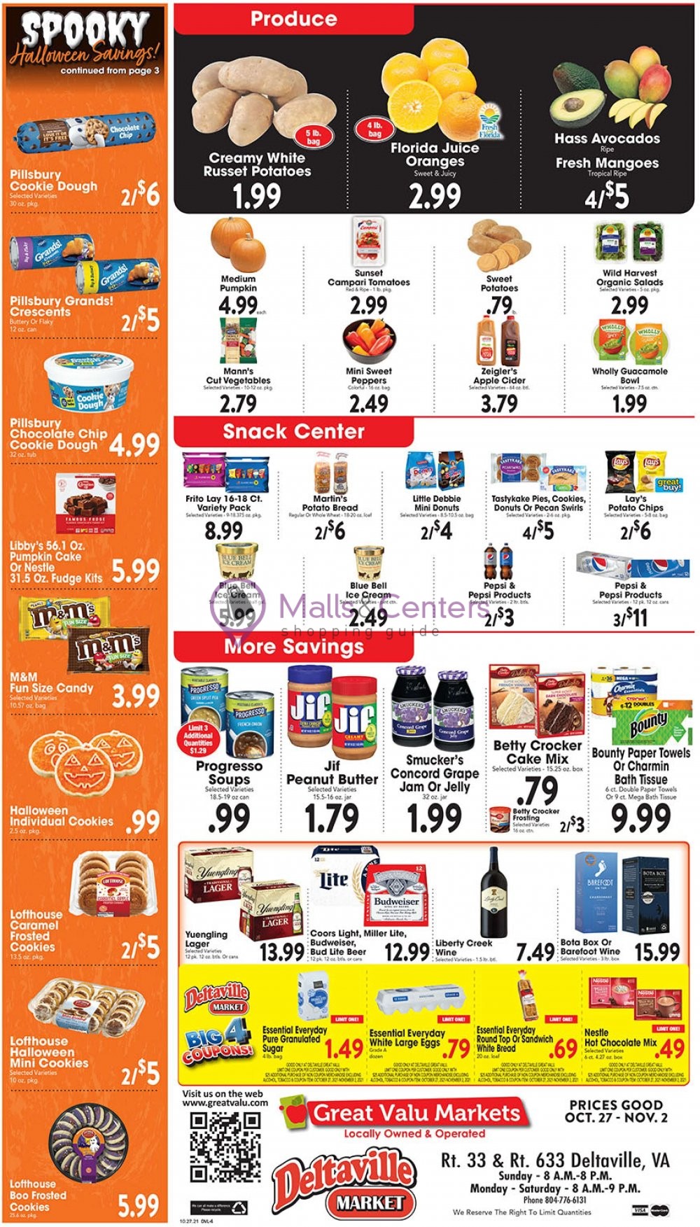 Great Valu Markets Weekly ad valid from 10/27/2021 to 11/02/2021