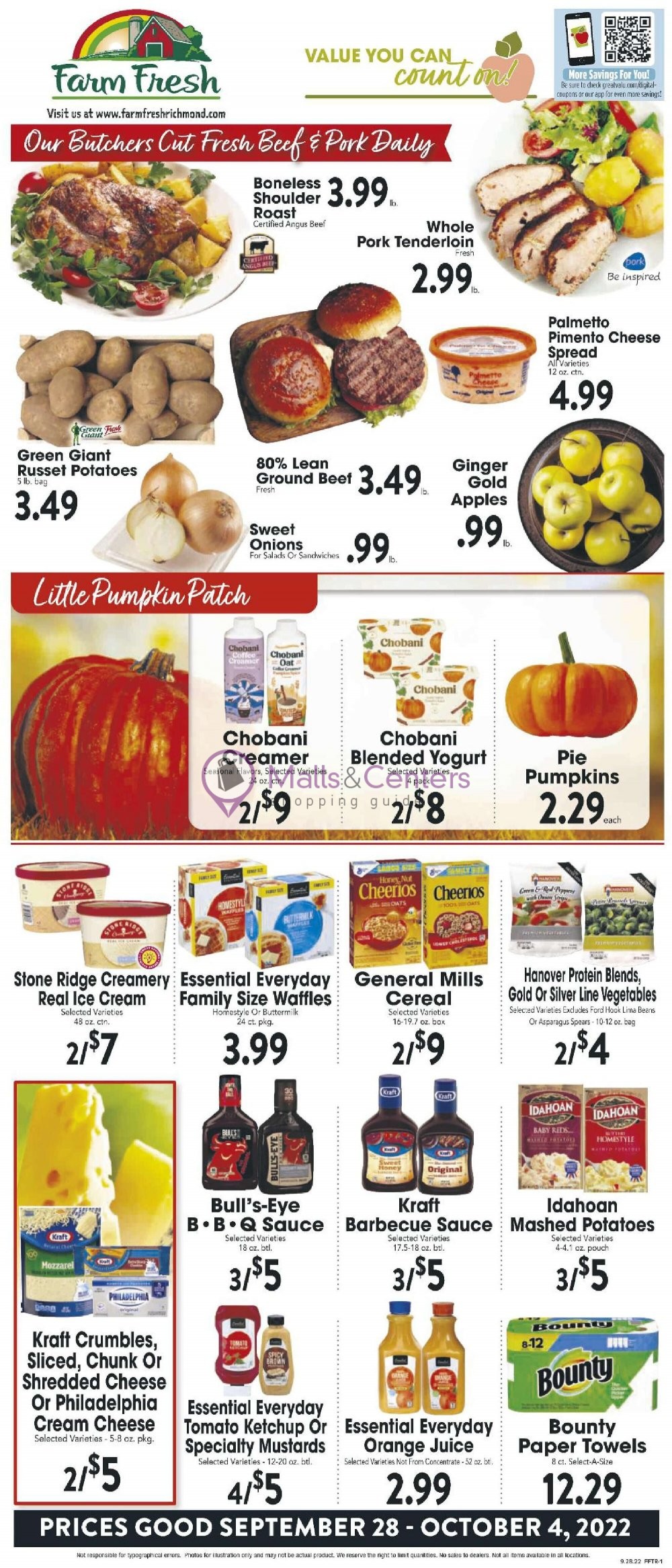 Great Valu Markets Weekly ad valid from 09/28/2022 to 10/04/2022