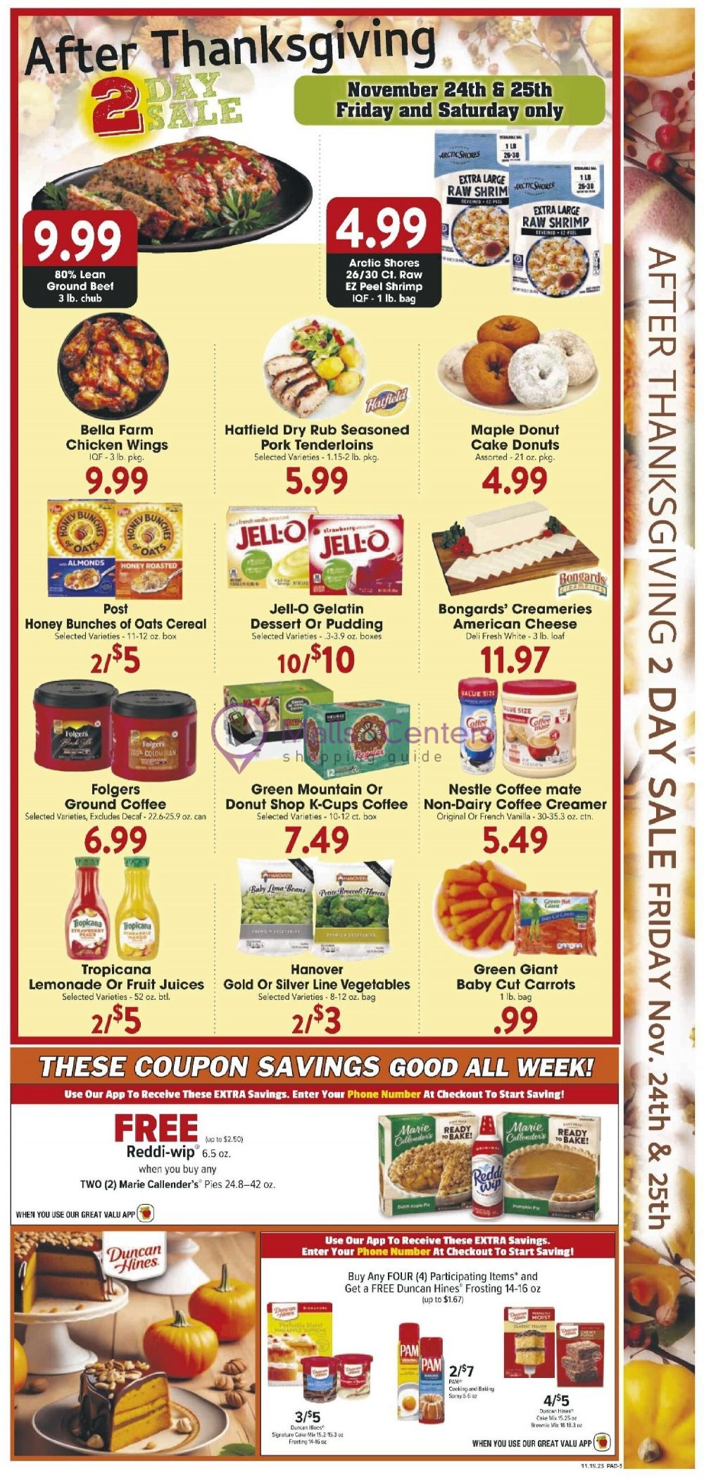 Great Valu Markets Weekly ad valid from 11/19/2023 to 11/25/2023