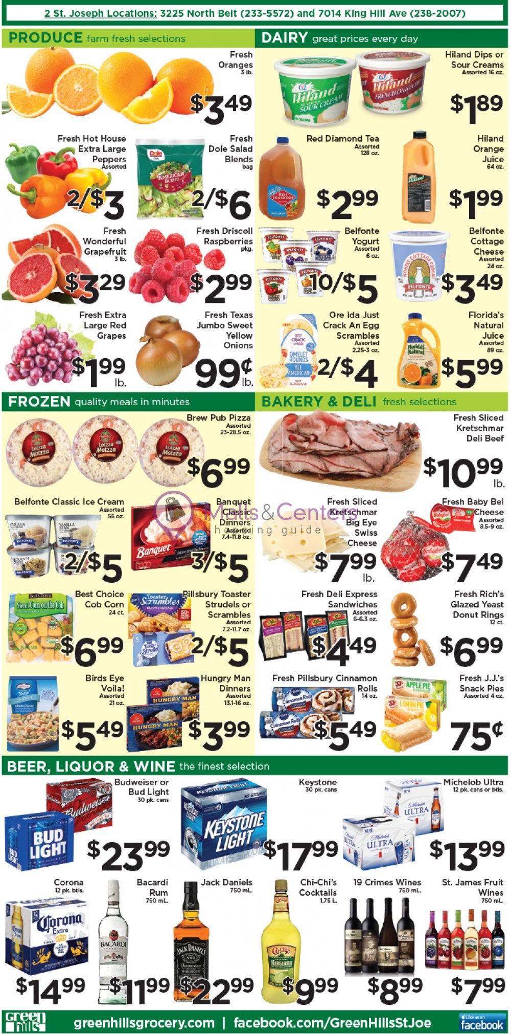 Green Hills Grocery Weekly ad valid from 04/12/2023 to 04/18/2023