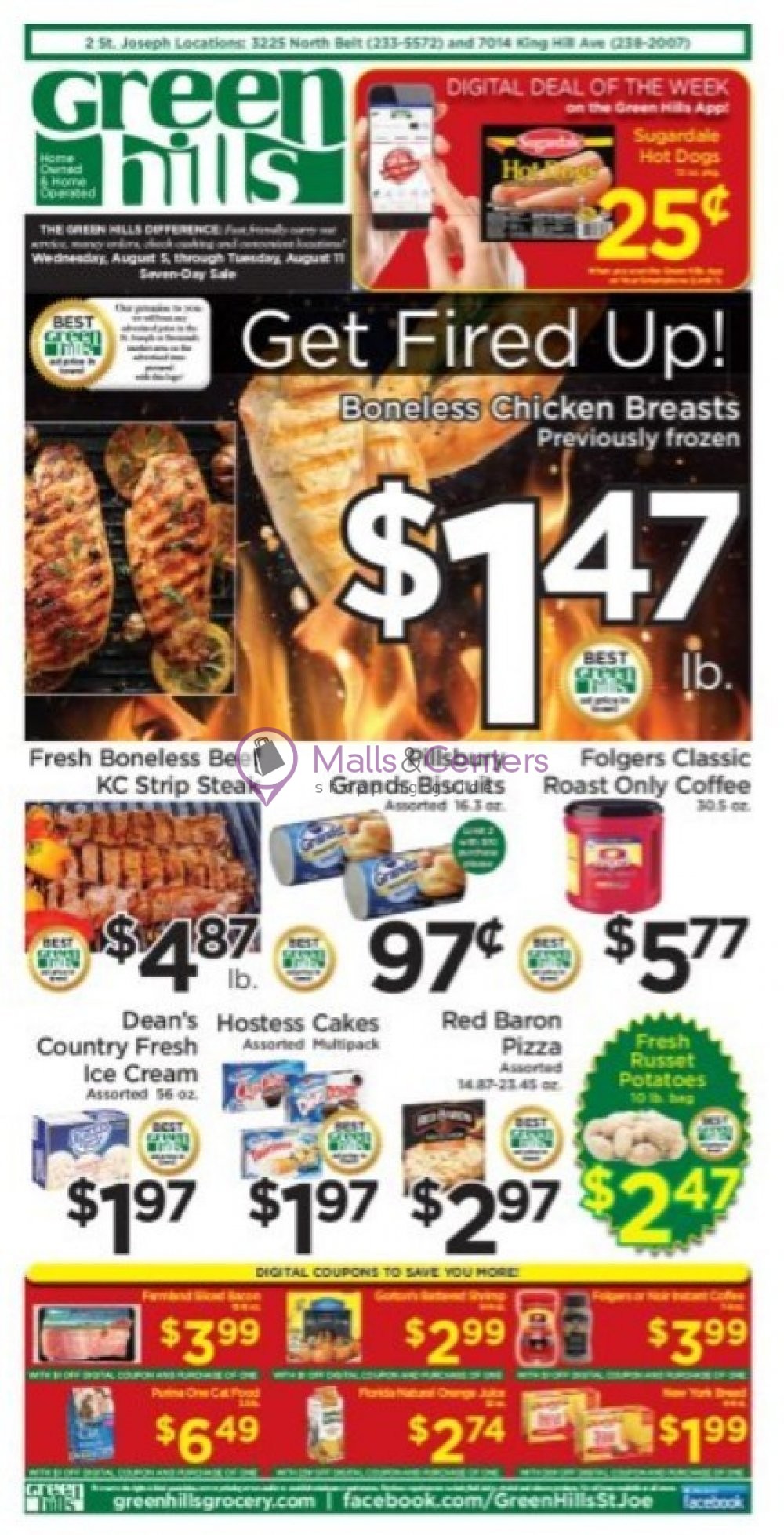 Green Hills Grocery Weekly Ad sales & flyers specials MallsCenters