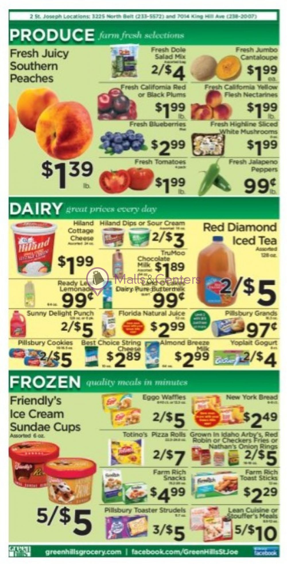 Green Hills Grocery Weekly Ad sales & flyers specials MallsCenters
