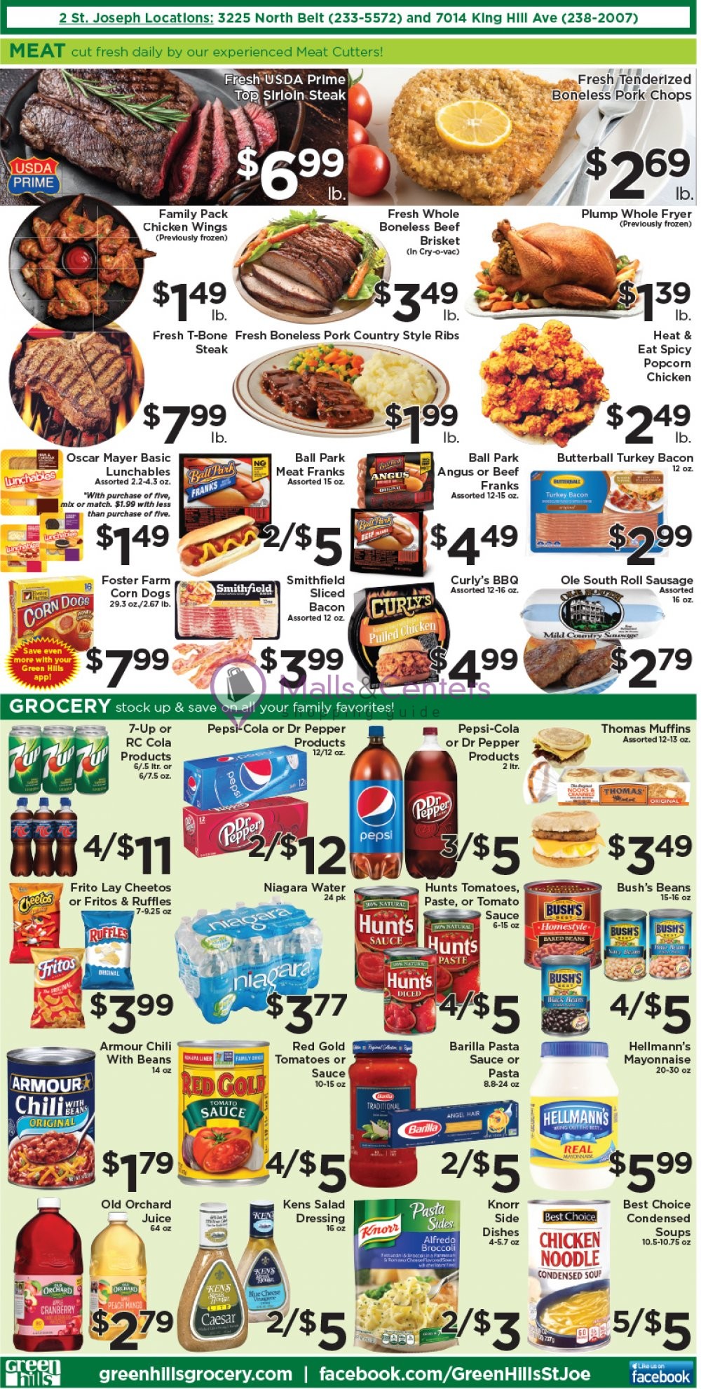 Green Hills Grocery Weekly ad valid from 01/18/2023 to 01/24/2023
