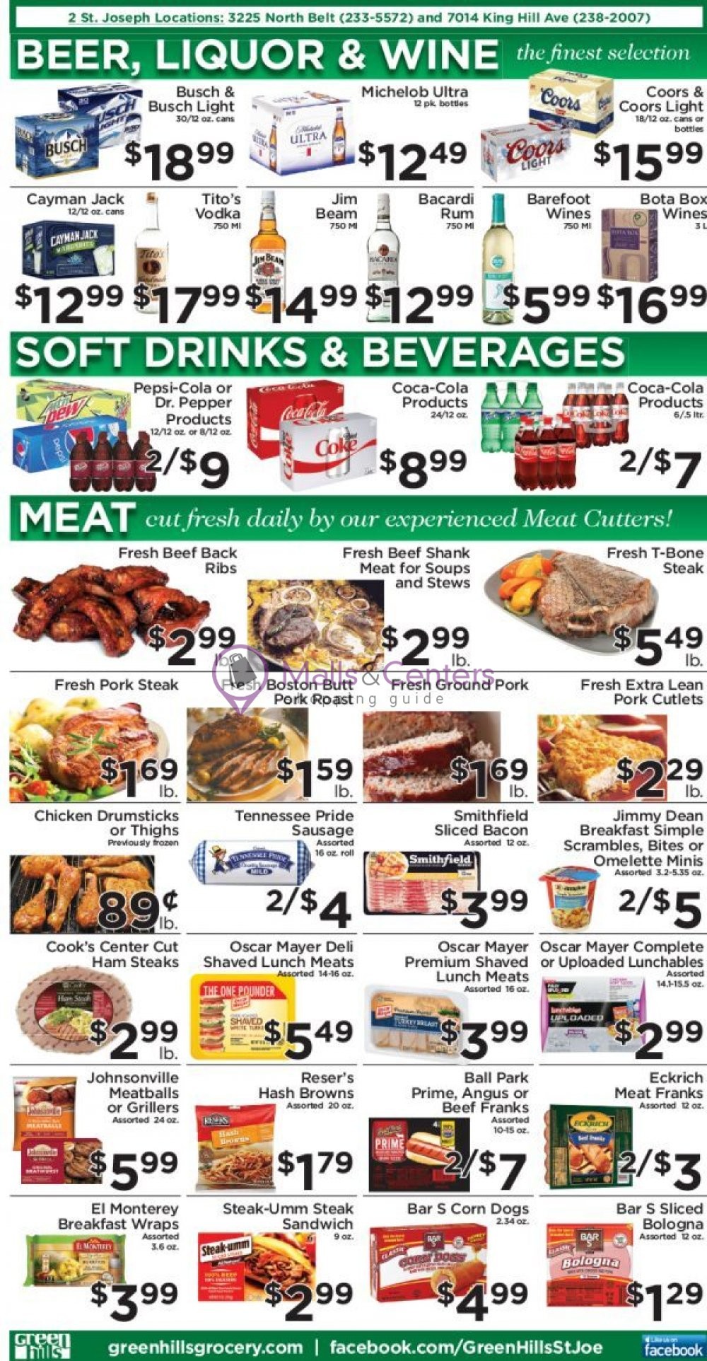 Green Hills Grocery Weekly Ad sales & flyers specials MallsCenters