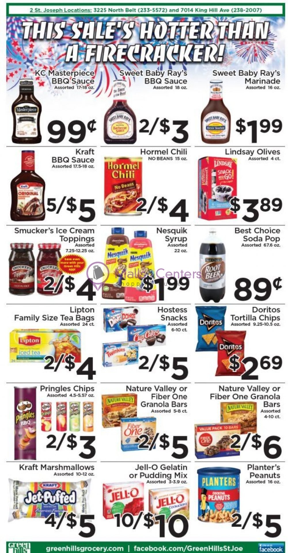Green Hills Grocery Weekly Ad sales & flyers specials MallsCenters
