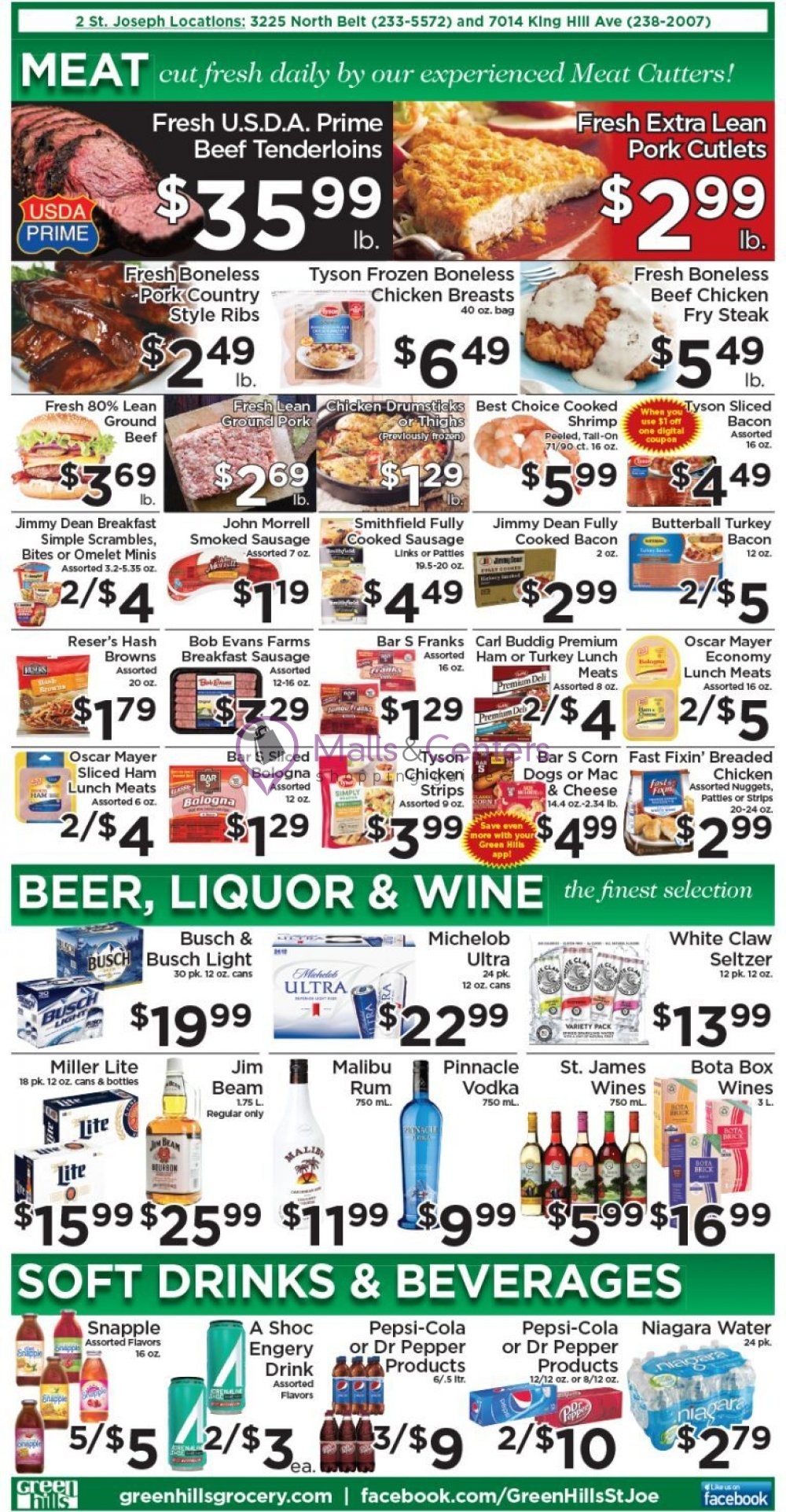 Green Hills Grocery Weekly Ad sales & flyers specials MallsCenters