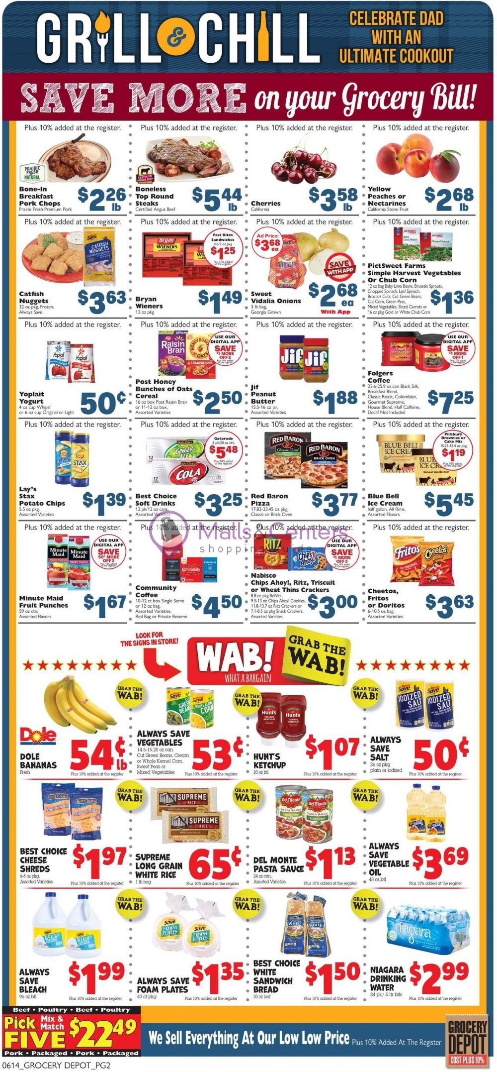 Grocery Depot Weekly ad valid from 06/14/2023 to 06/20/2023 MallsCenters