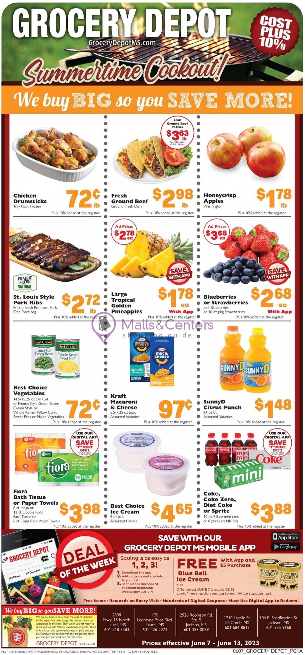 Grocery Depot Weekly ad valid from 06/07/2023 to 06/13/2023 MallsCenters