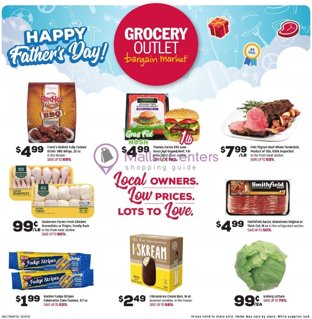 Grocery Outlet Weekly ad valid from 06/07/2023 to 06/13/2023 MallsCenters