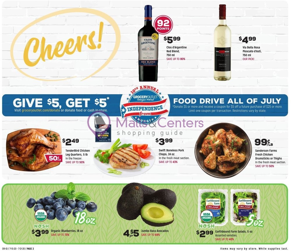 Grocery Outlet Weekly Ad sales & flyers specials MallsCenters