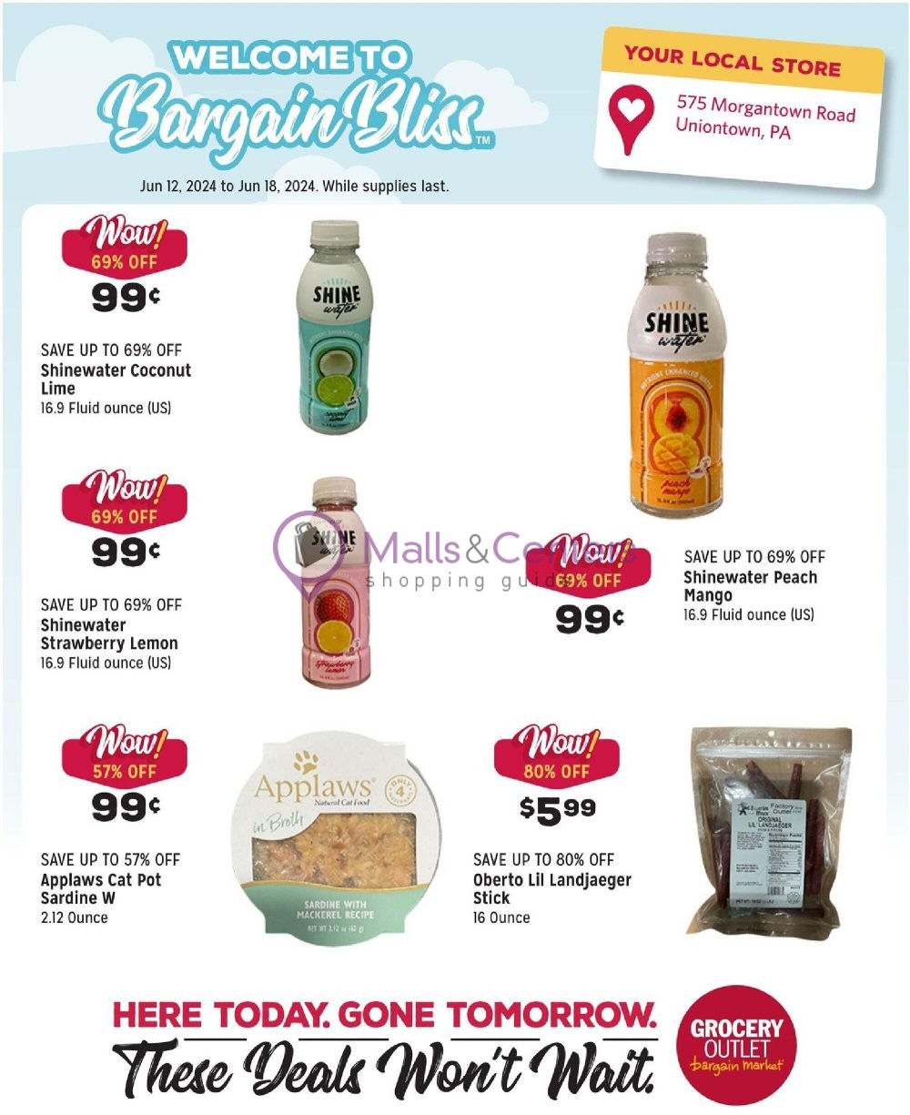 Weekly ad for Grocery Outlet valid: 06/12/2024 - 06/18/2024, page 4 Weekly ad for Grocery Outlet valid: 06/12/2024 - 06/18/2024, page 4