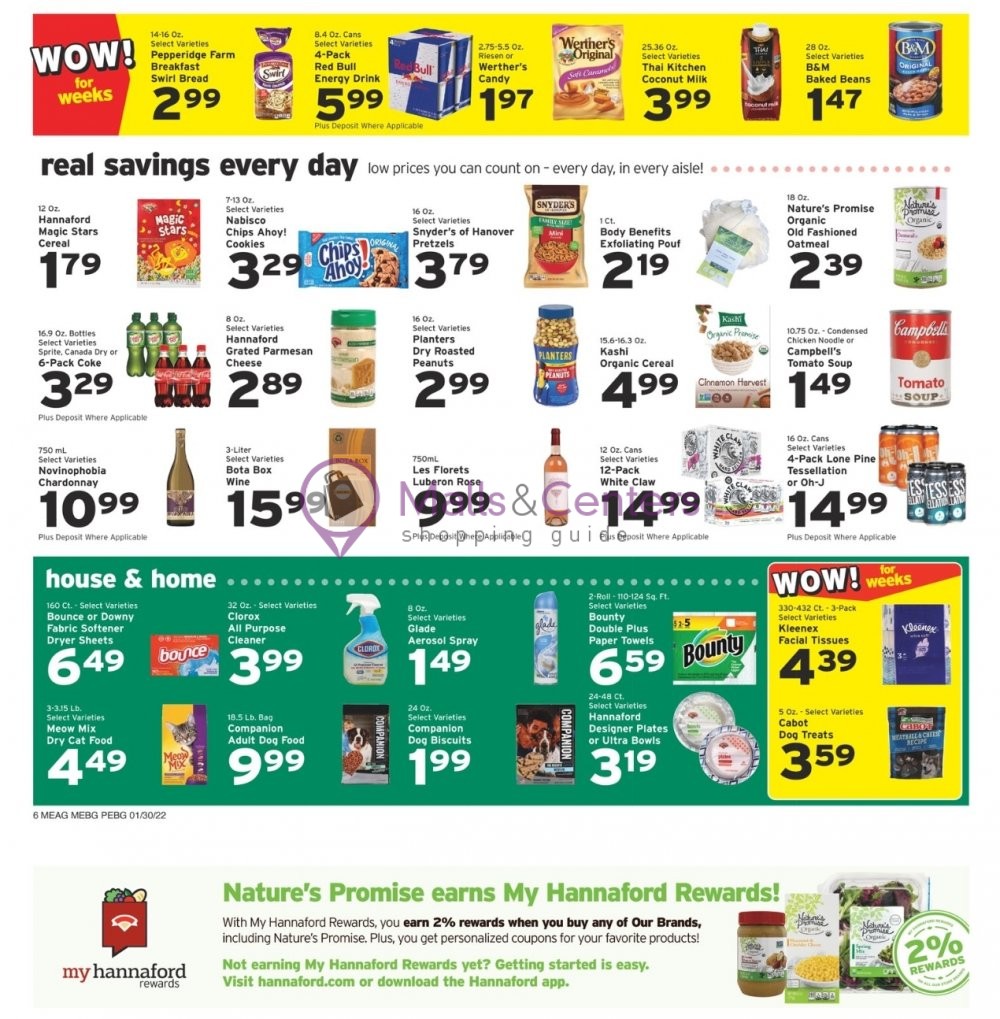 Hannaford Supermarket & Pharmacy Weekly ad valid from 01/30/2022 to 02