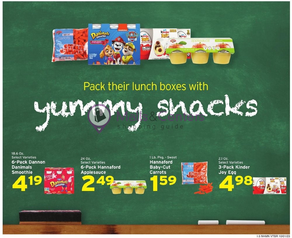 Weekly ad for Hannaford Supermarket & Pharmacy valid: 10/01/2023 - 10/07/2023, page 14