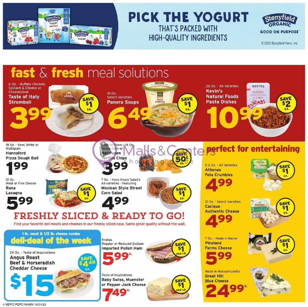 Weekly ad for Hannaford Supermarket & Pharmacy valid: 10/01/2023 - 10/07/2023, page 5