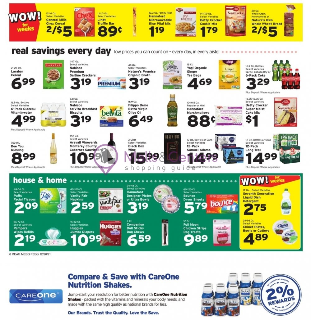 Hannaford Supermarket & Pharmacy Weekly ad valid from 12/26/2021 to 01/01/2022 MallsCenters