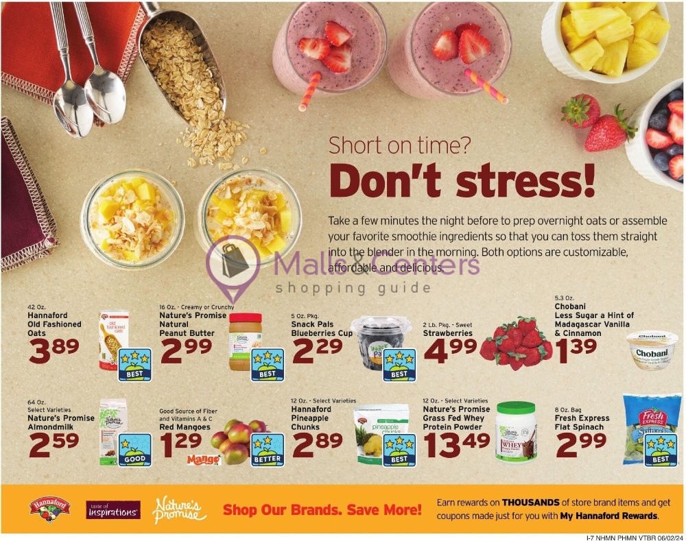 Weekly ad for Hannaford Supermarket & Pharmacy valid: 06/02/2024 - 06/08/2024, page 20