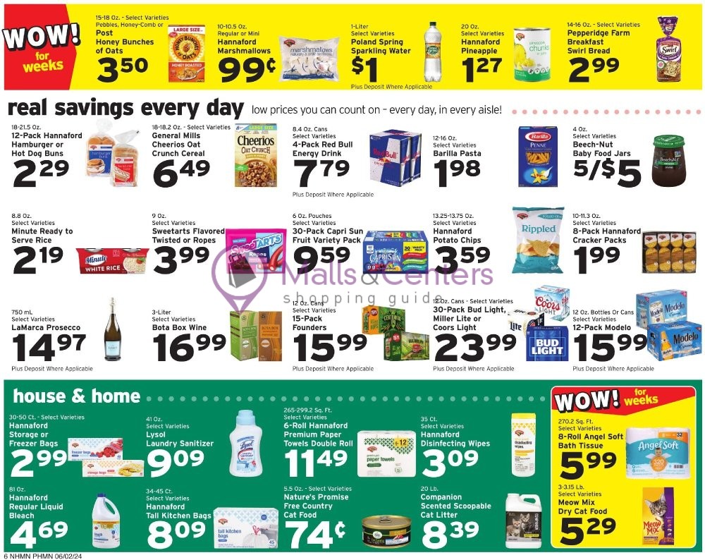Weekly ad for Hannaford Supermarket & Pharmacy valid: 06/02/2024 - 06/08/2024, page 9