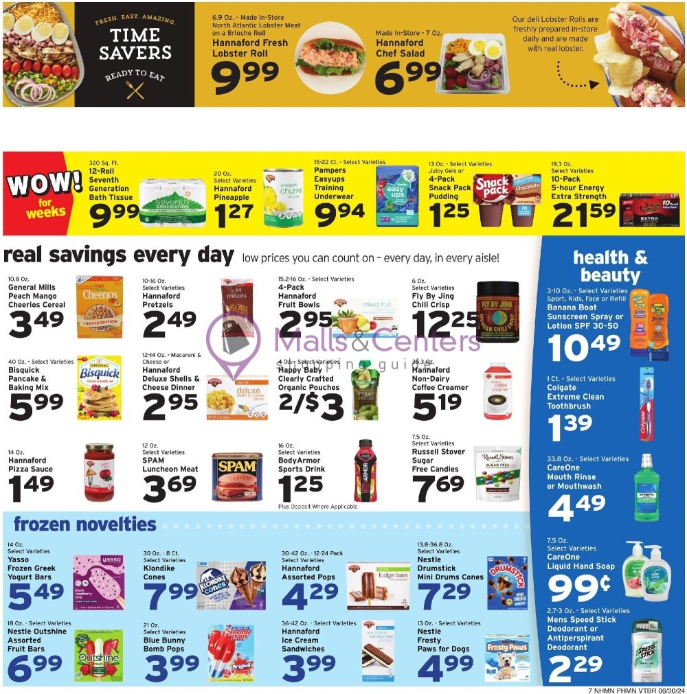 Weekly ad for Hannaford Supermarket & Pharmacy valid: 06/30/2024 - 07/06/2024, page 10