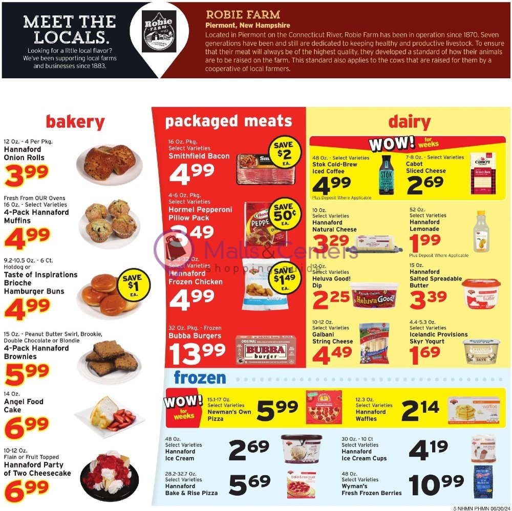 Weekly ad for Hannaford Supermarket & Pharmacy valid: 06/30/2024 - 07/06/2024, page 7