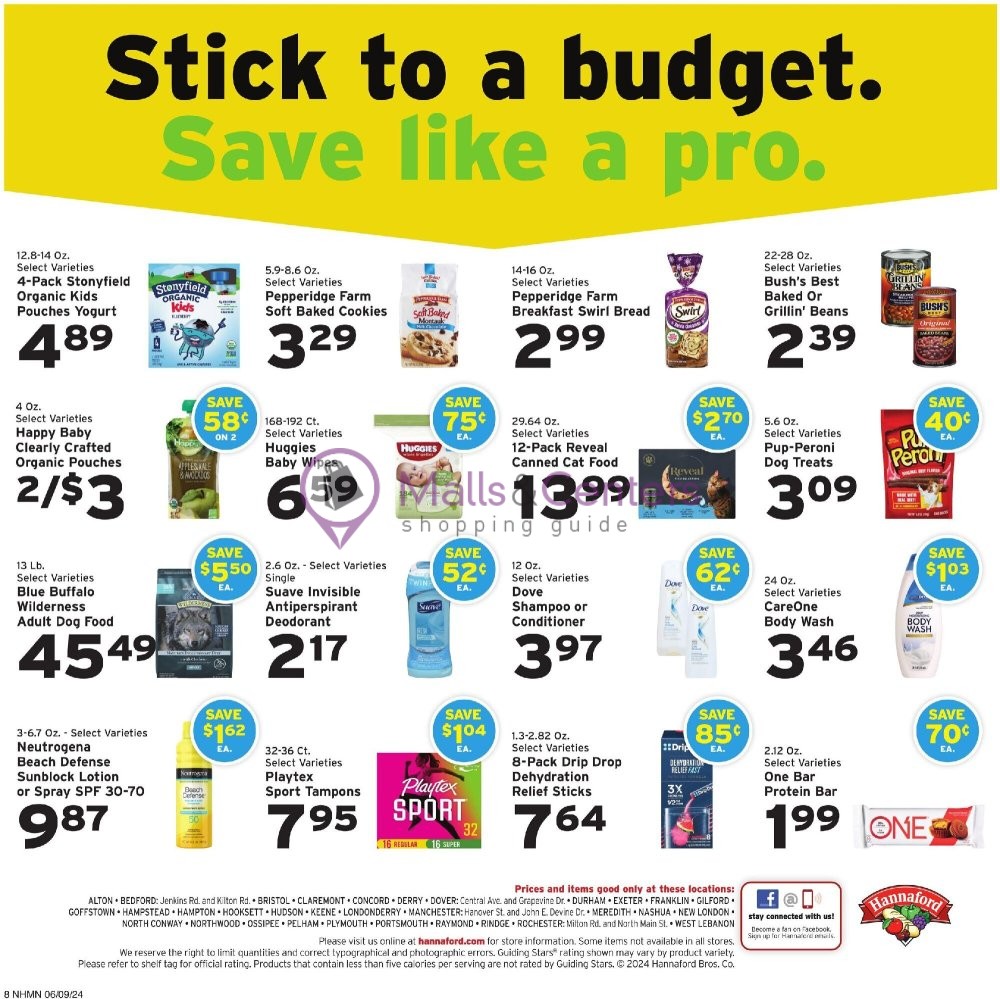 Weekly ad for Hannaford Supermarket & Pharmacy valid: 06/09/2024 - 06/15/2024, page 12