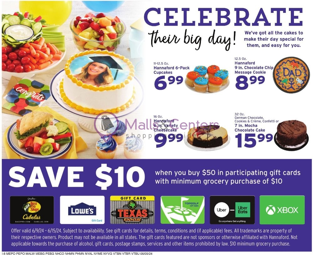 Weekly ad for Hannaford Supermarket & Pharmacy valid: 06/09/2024 - 06/15/2024, page 21