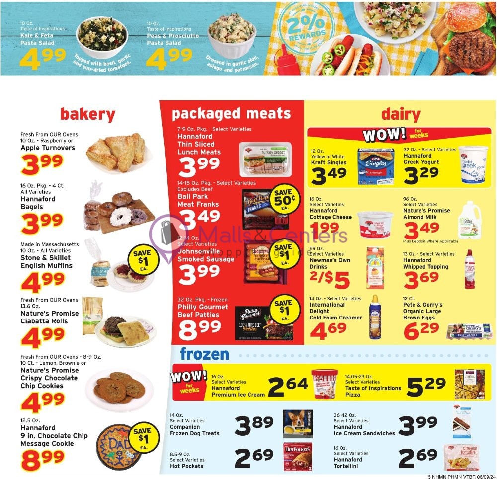 Weekly ad for Hannaford Supermarket & Pharmacy valid: 06/09/2024 - 06/15/2024, page 8