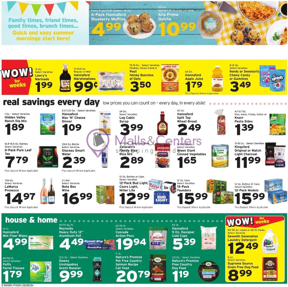 Weekly ad for Hannaford Supermarket & Pharmacy valid: 06/09/2024 - 06/15/2024, page 9