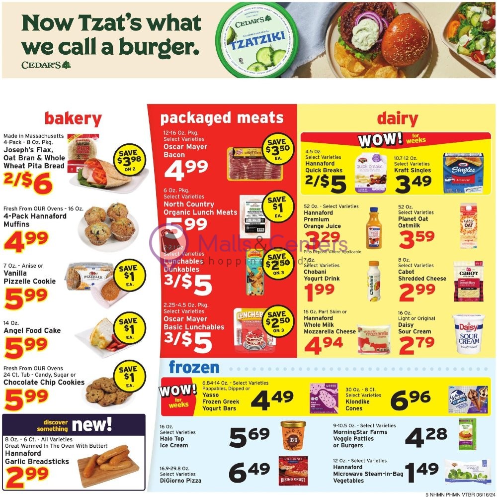 Weekly ad for Hannaford Supermarket & Pharmacy valid: 06/16/2024 - 06/22/2024, page 5