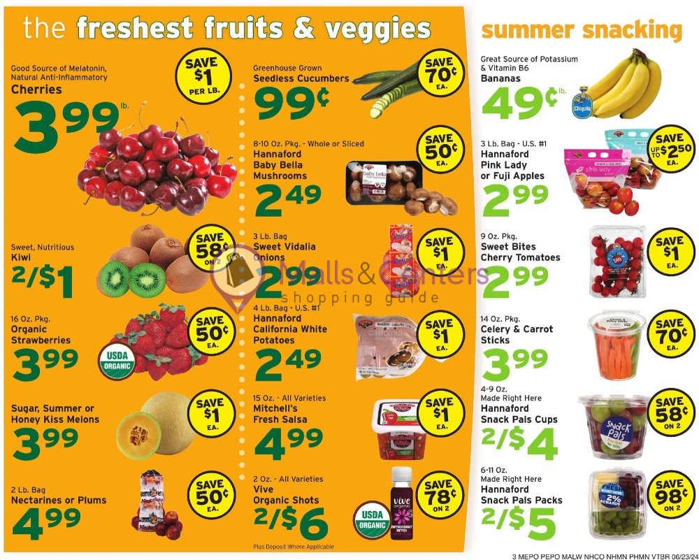 Weekly ad for Hannaford Supermarket & Pharmacy valid: 06/23/2024 - 06/29/2024, page 3