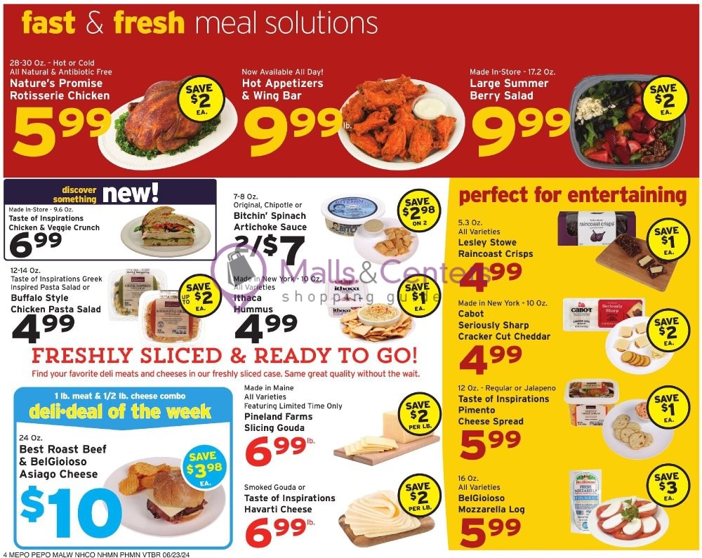 Weekly ad for Hannaford Supermarket & Pharmacy valid: 06/23/2024 - 06/29/2024, page 4
