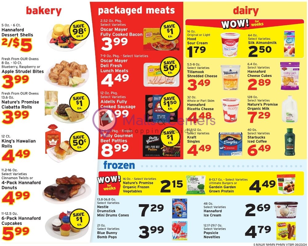 Weekly ad for Hannaford Supermarket & Pharmacy valid: 06/23/2024 - 06/29/2024, page 5