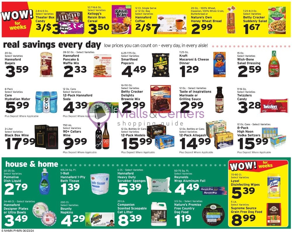 Weekly ad for Hannaford Supermarket & Pharmacy valid: 06/23/2024 - 06/29/2024, page 6