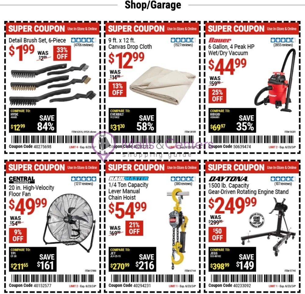 Weekly ad for Harbor Freight Tools  valid: 06/09/2024 - 06/23/2024, page 12