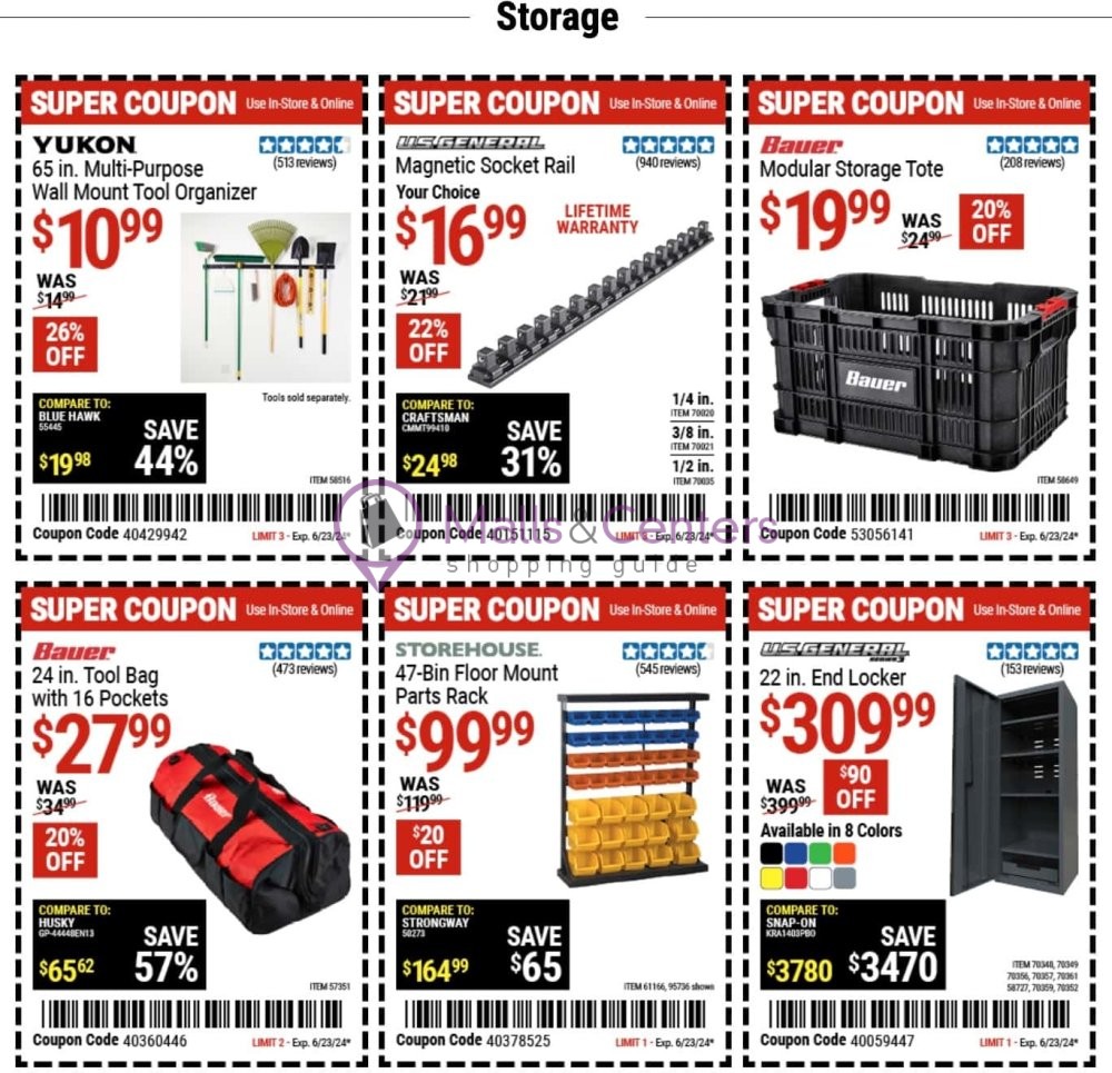 Weekly ad for Harbor Freight Tools  valid: 06/09/2024 - 06/23/2024, page 13