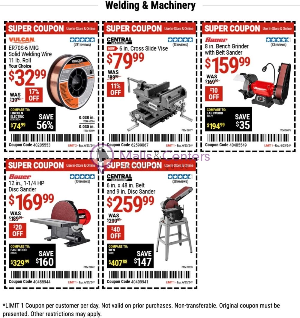 Weekly ad for Harbor Freight Tools  valid: 06/09/2024 - 06/23/2024, page 14