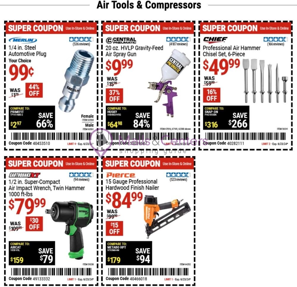 Weekly ad for Harbor Freight Tools  valid: 06/09/2024 - 06/23/2024, page 2