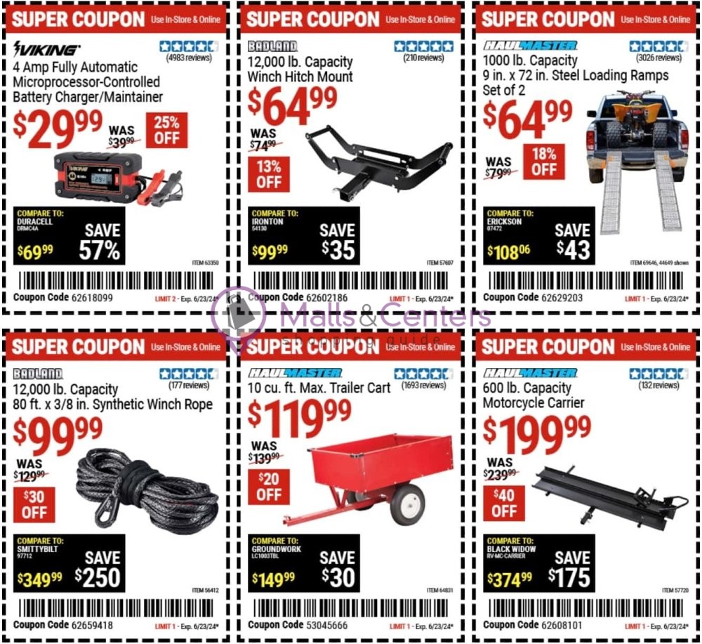 Weekly ad for Harbor Freight Tools  valid: 06/09/2024 - 06/23/2024, page 4