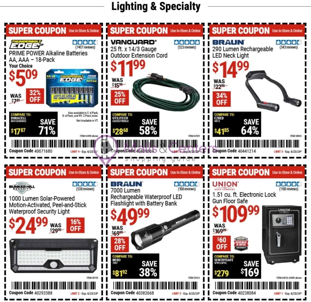 Weekly ad for Harbor Freight Tools  valid: 06/09/2024 - 06/23/2024, page 7